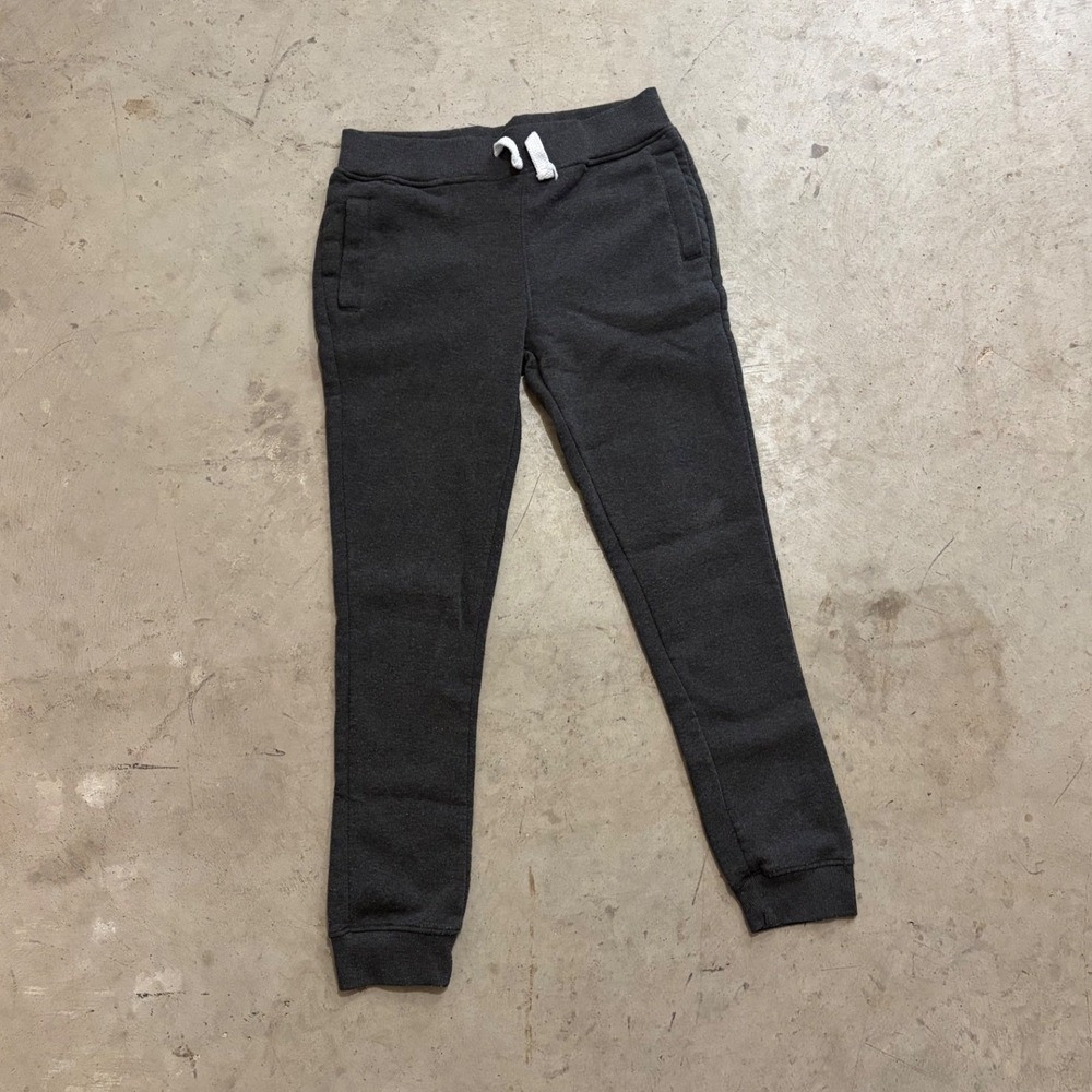 Southpole Boys Charcoal Gray Fleece Jogger Sweatpants Size L 14-16 Drawstring